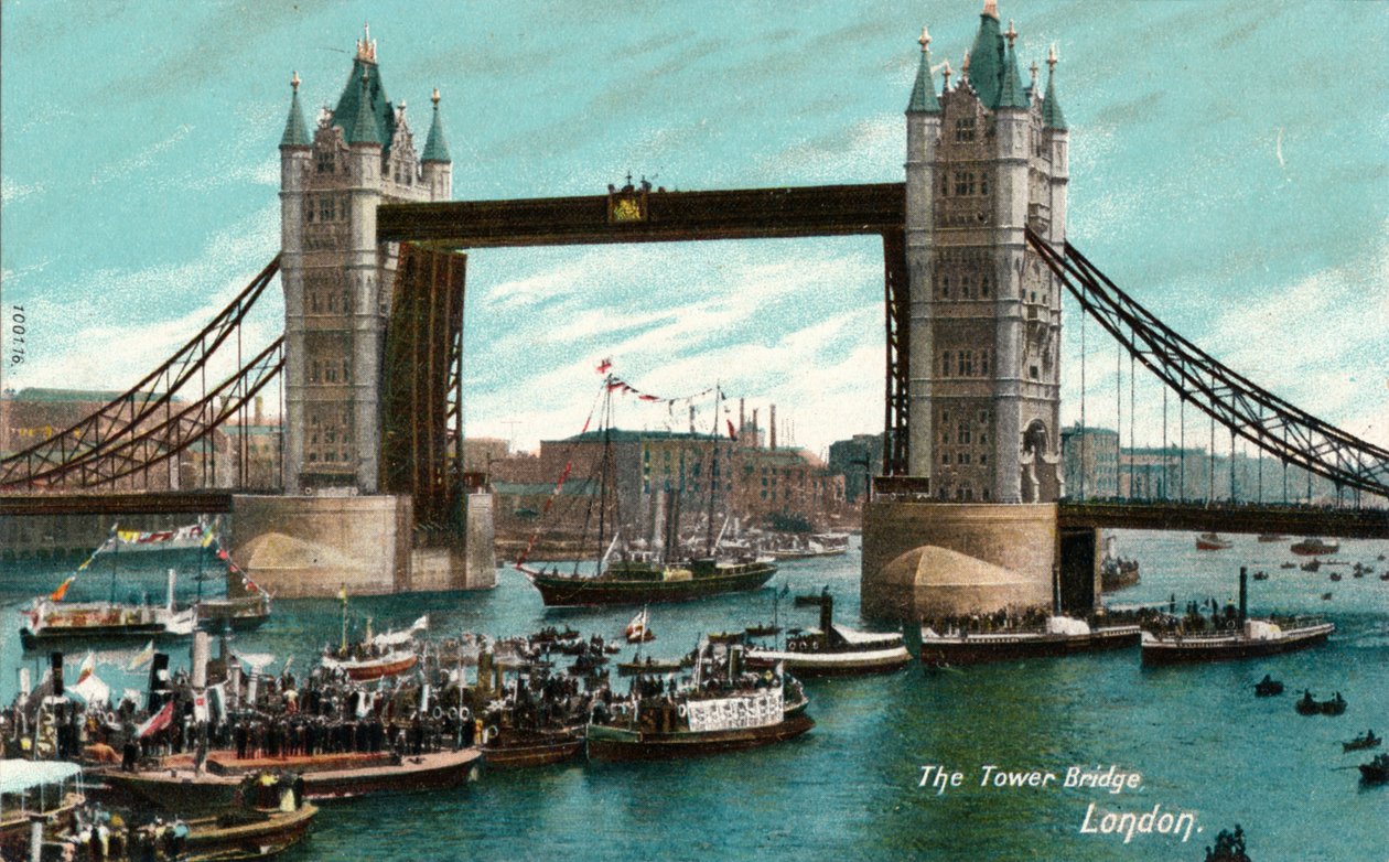 Tower Bridge, London, c1910 av Unbekannt