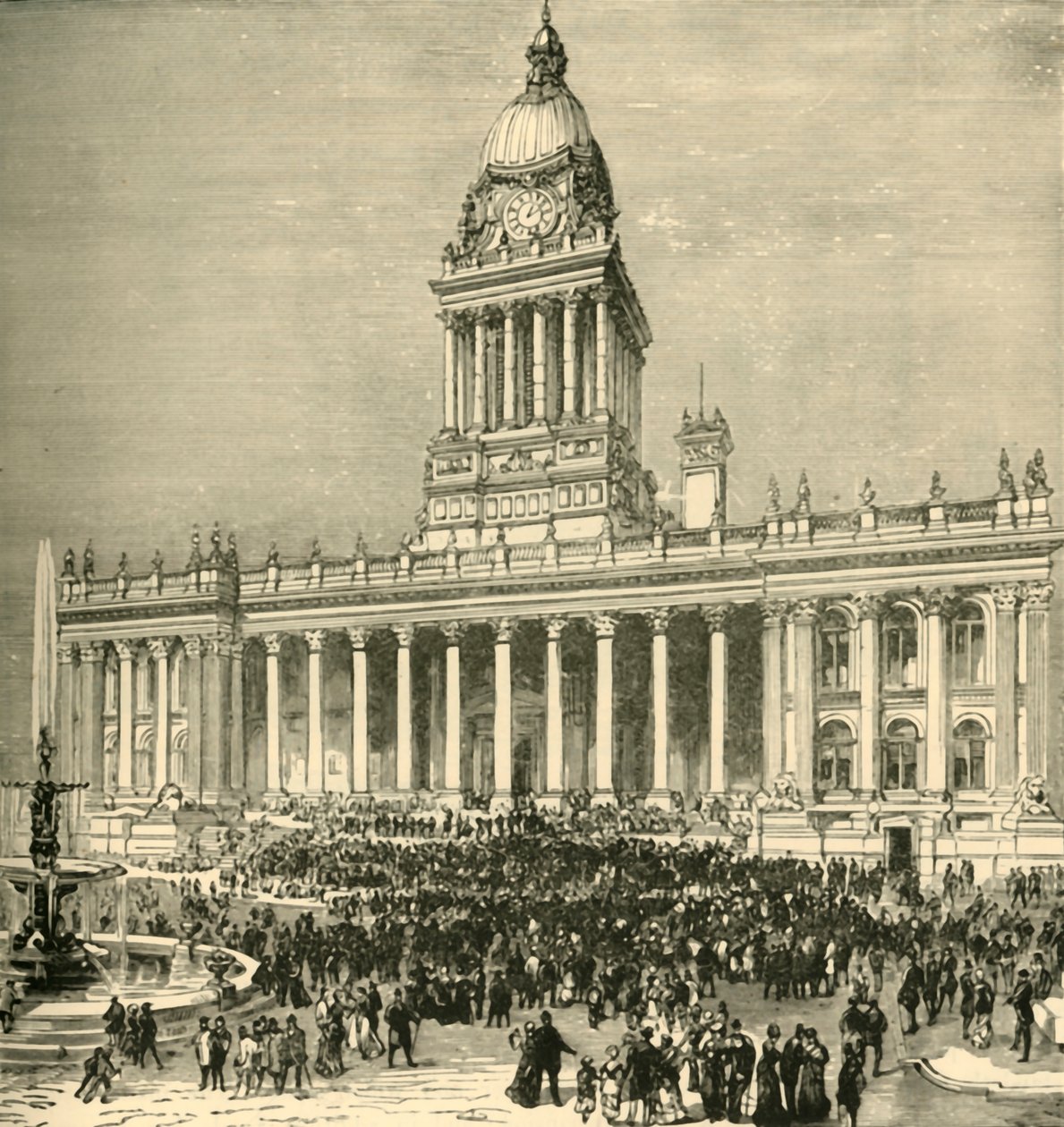 Rådhuset: An Open-Air Band Performance, 1898. av Unbekannt