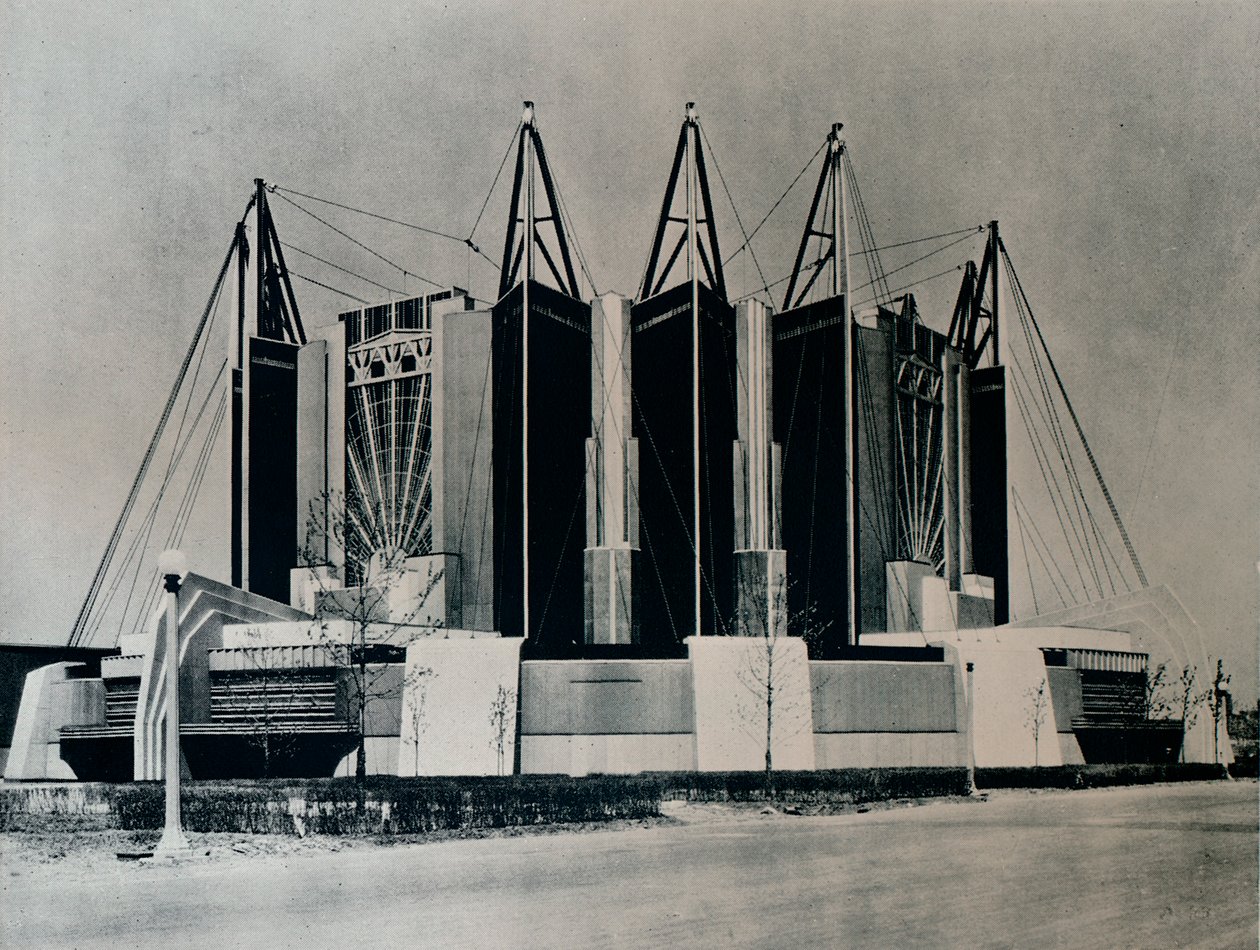 Reise- og transportbygningen, 1932 1933. av Unbekannt