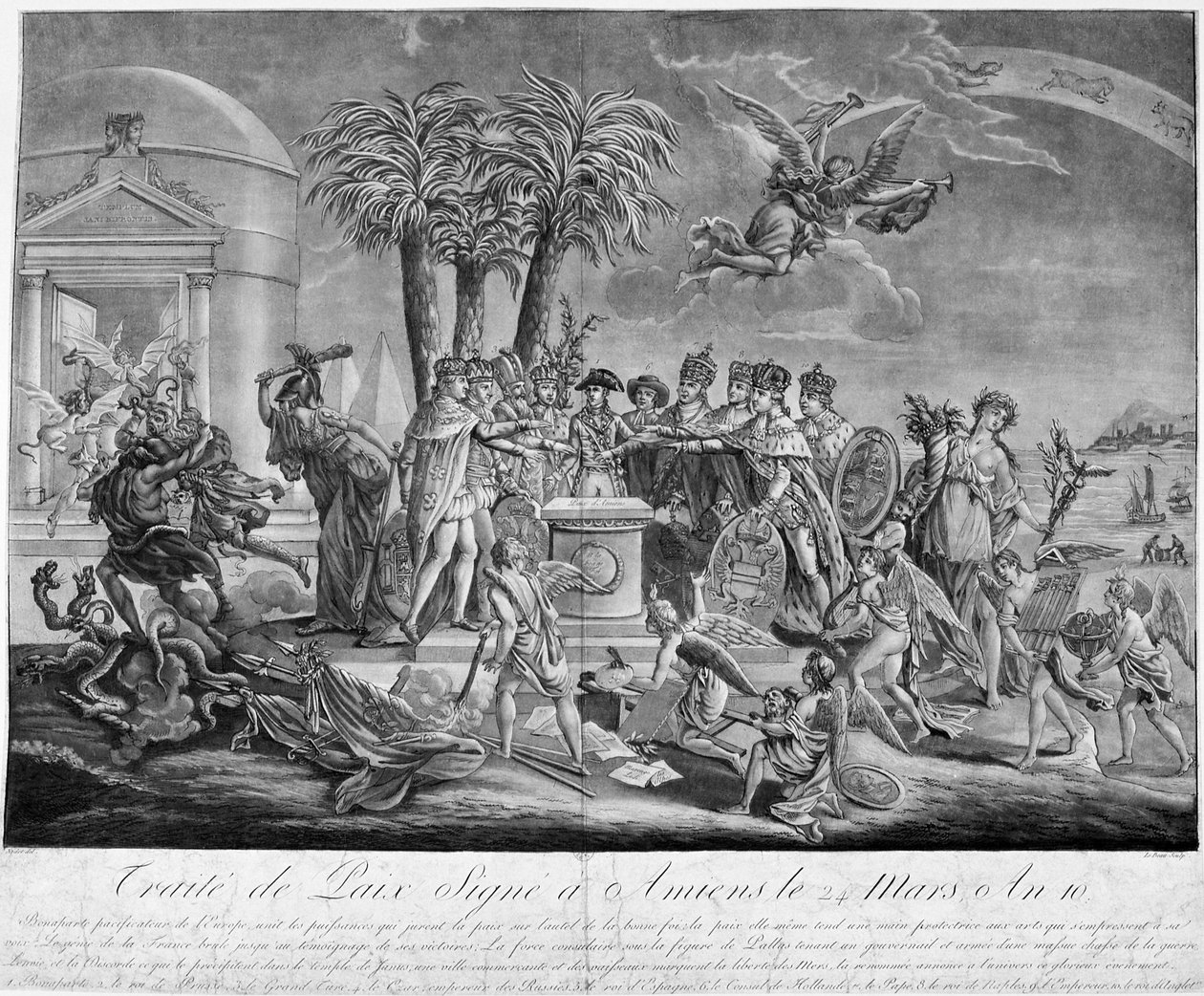 Amiens-traktaten, 25. mars 1802, 1800-tallet av Unbekannt
