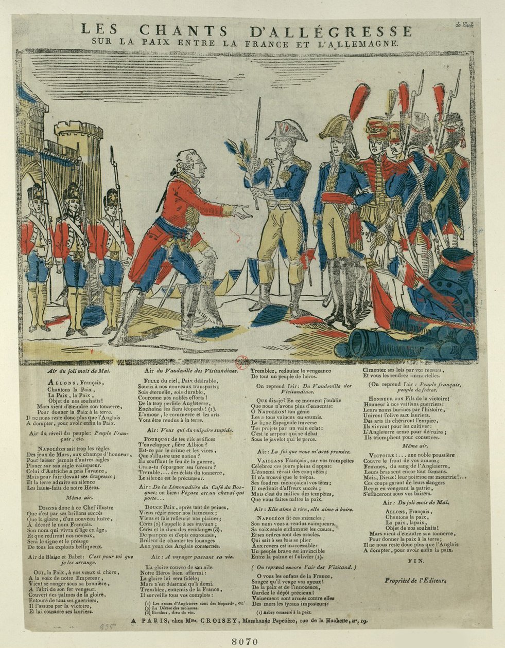 Pressburg-traktaten, 1805 av Unbekannt
