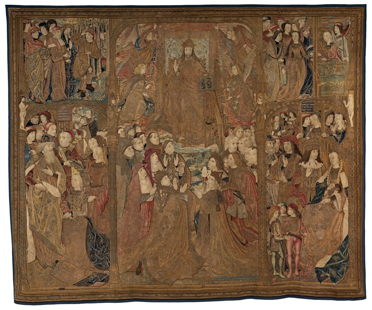 The Triumph of Christ Mazarin-teppet, ca. 1500. av Unbekannt