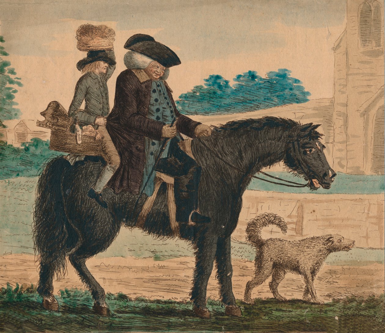 Den triumferende inngangen til et Peck-brød til Grandchester, c1787. av Unbekannt