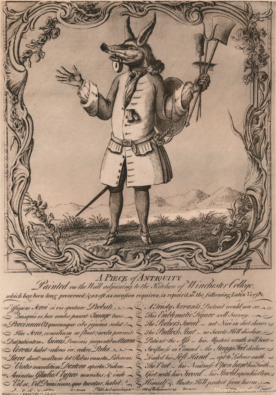 The Trusty Servant, 1579 tidlig på 1900-tallet av Unbekannt