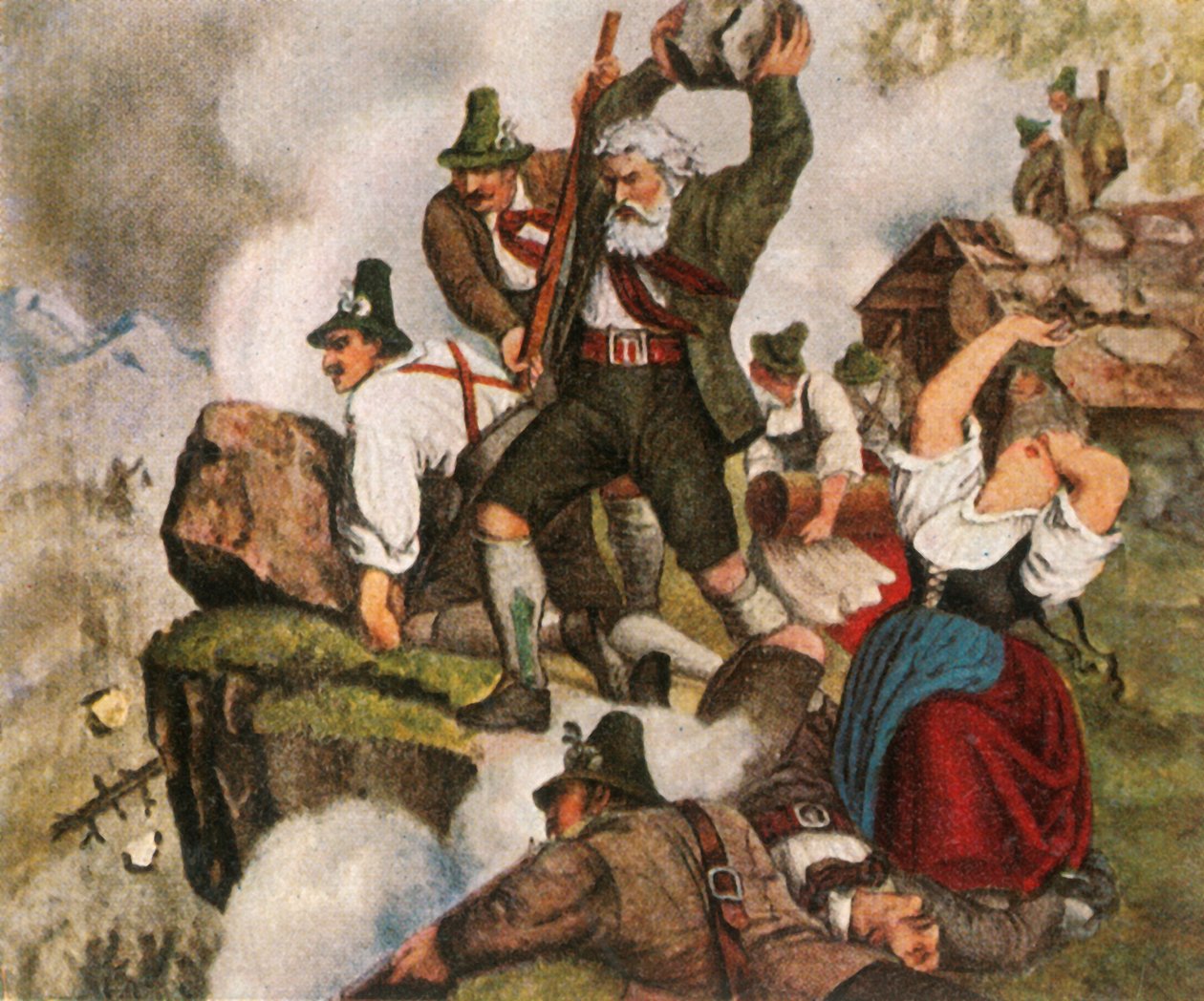 Den tyrolske kampen for frihet, 1809, 1936. av Unbekannt
