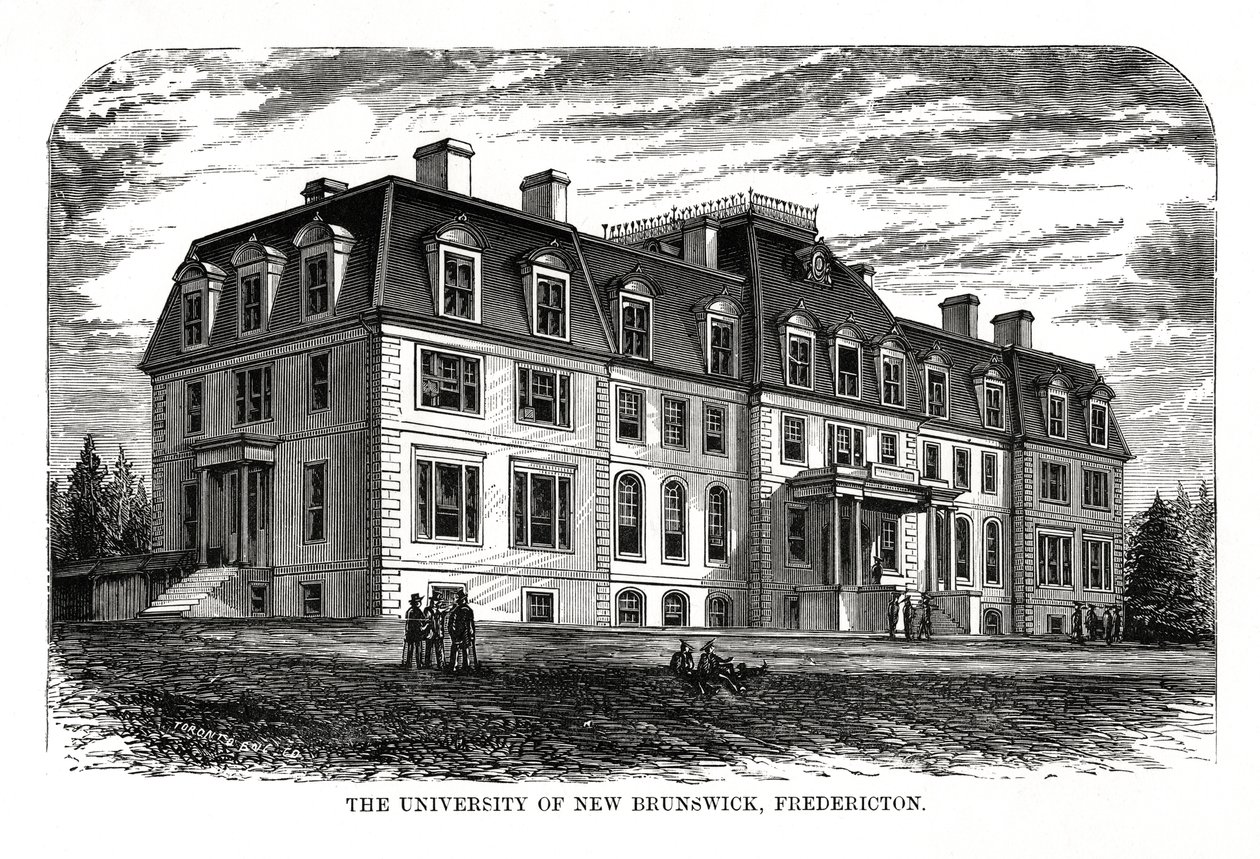 University of New Brunswick, Fredericton, Canada, 1800-tallet av Unbekannt