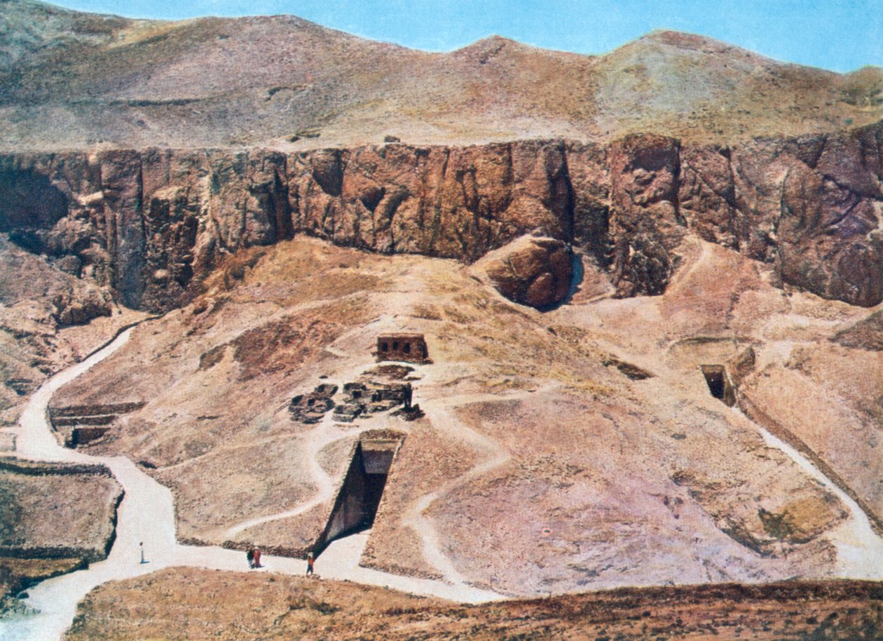 Kongenes dal, Luxor, Egypt, 1900-tallet av Unbekannt