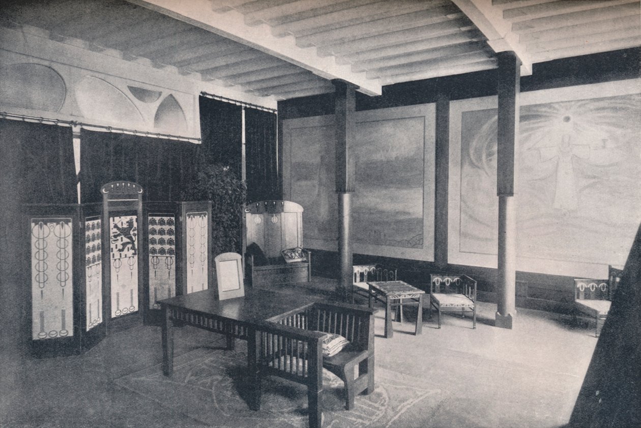 Vestibylen til den nederlandske seksjonen på Torino-utstillingen, 1902 av Unbekannt