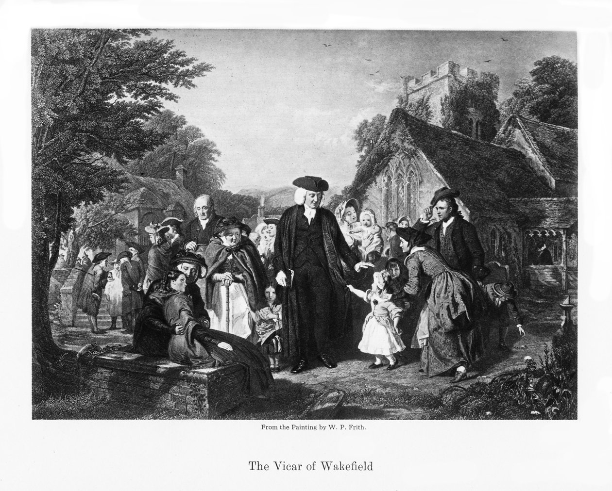 Vicar of Wakefield, c1850 av Unbekannt