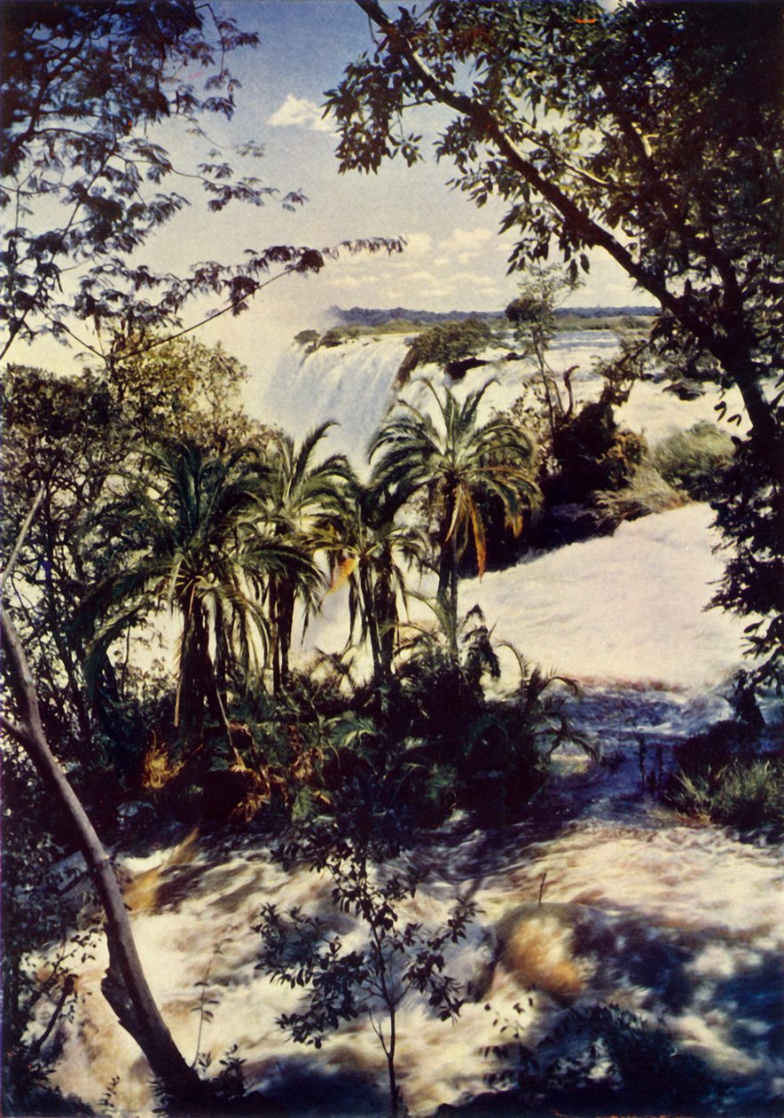 Victoriafallene i Sør-Rhodesia, ca 1948. av Unbekannt