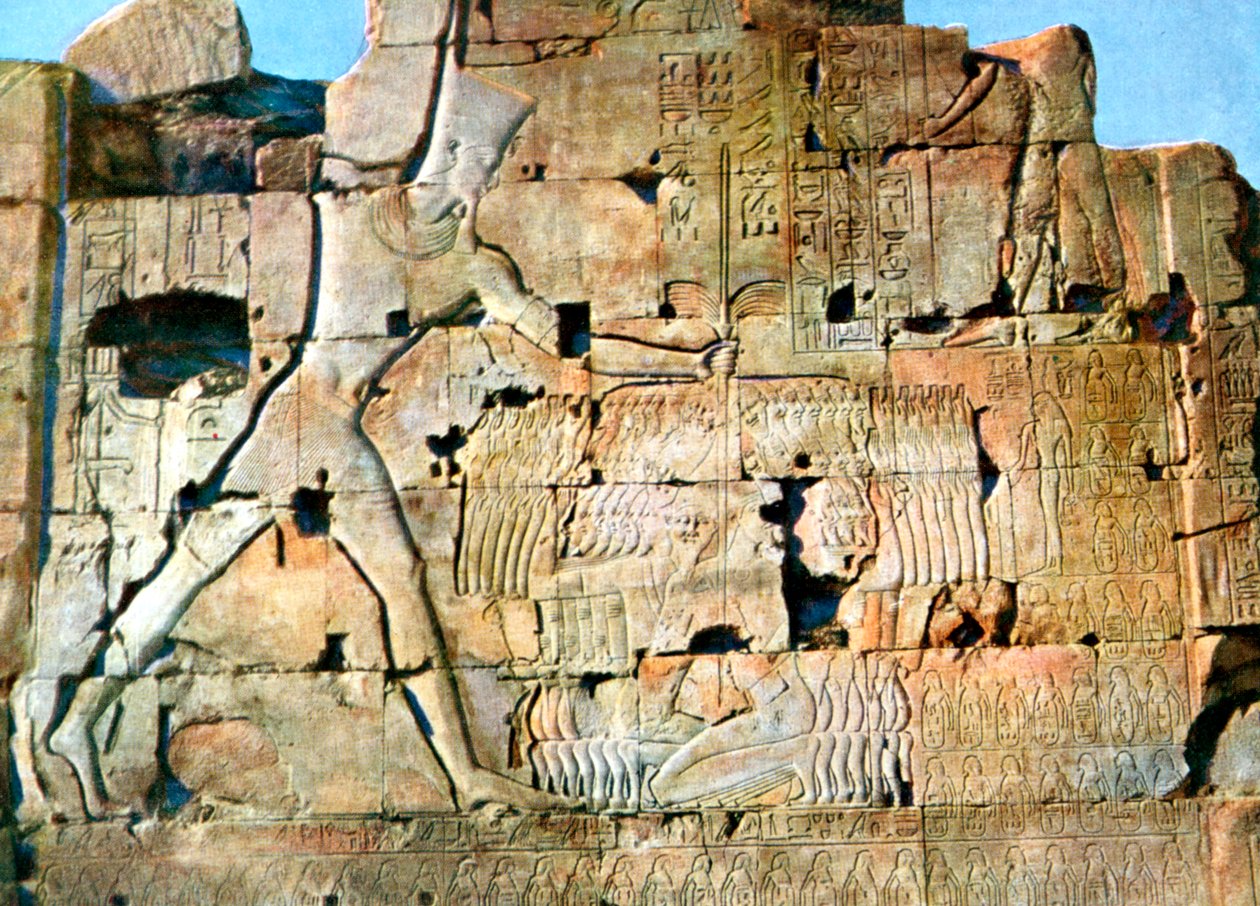 The Victory of Rameses II, Karnak, Egypt, 20. århundre av Unbekannt