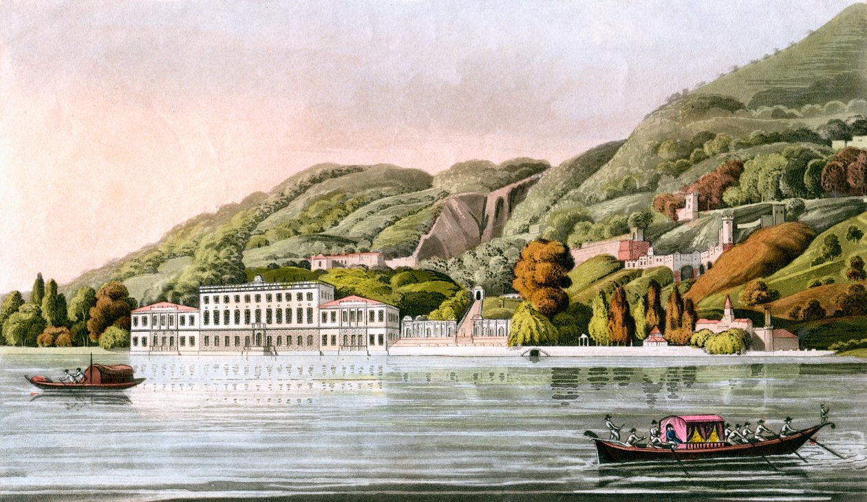 Villa dEste, Tivoli, Italia, sent på 1800-tallet av Unbekannt