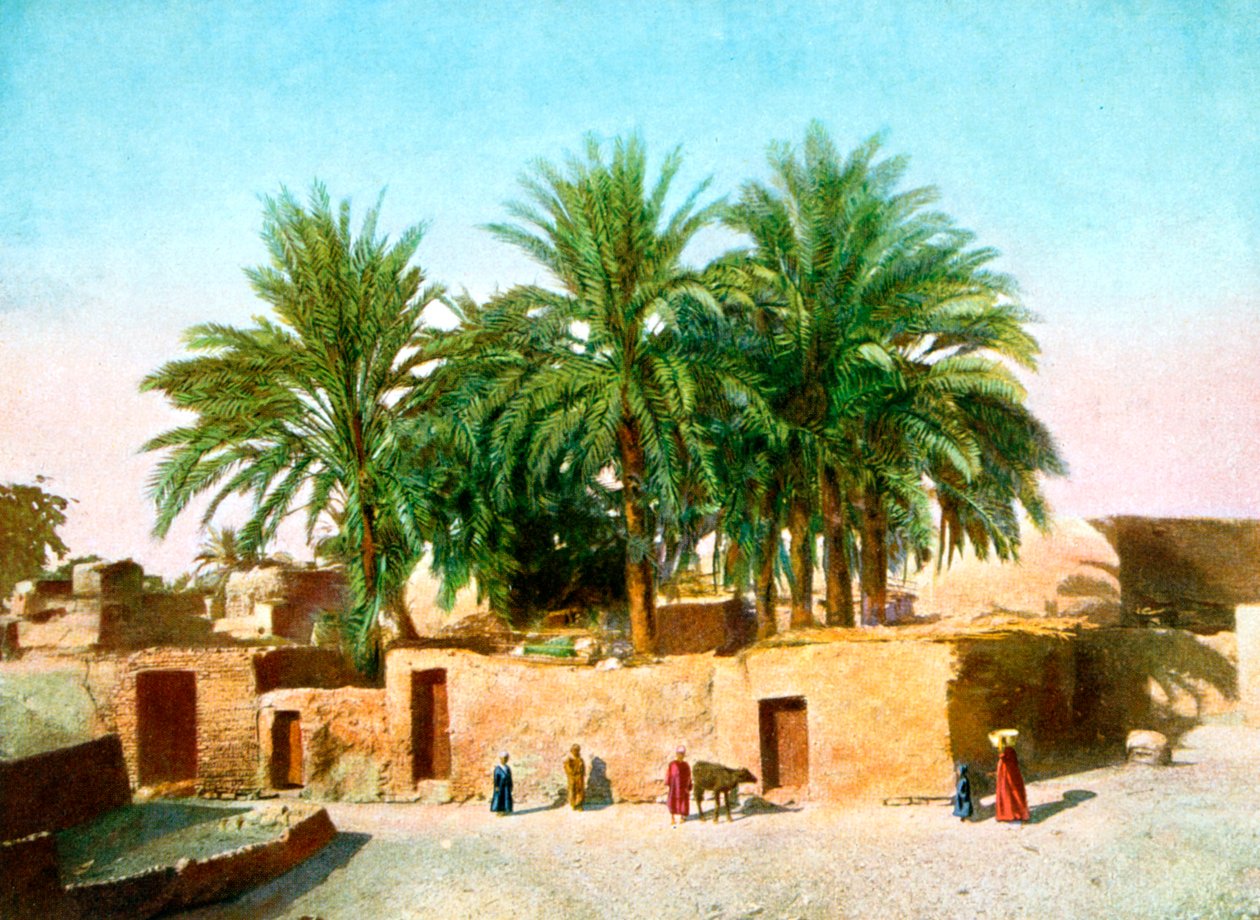 Landsbyen Karnak, Egypt, 1900-tallet av Unbekannt