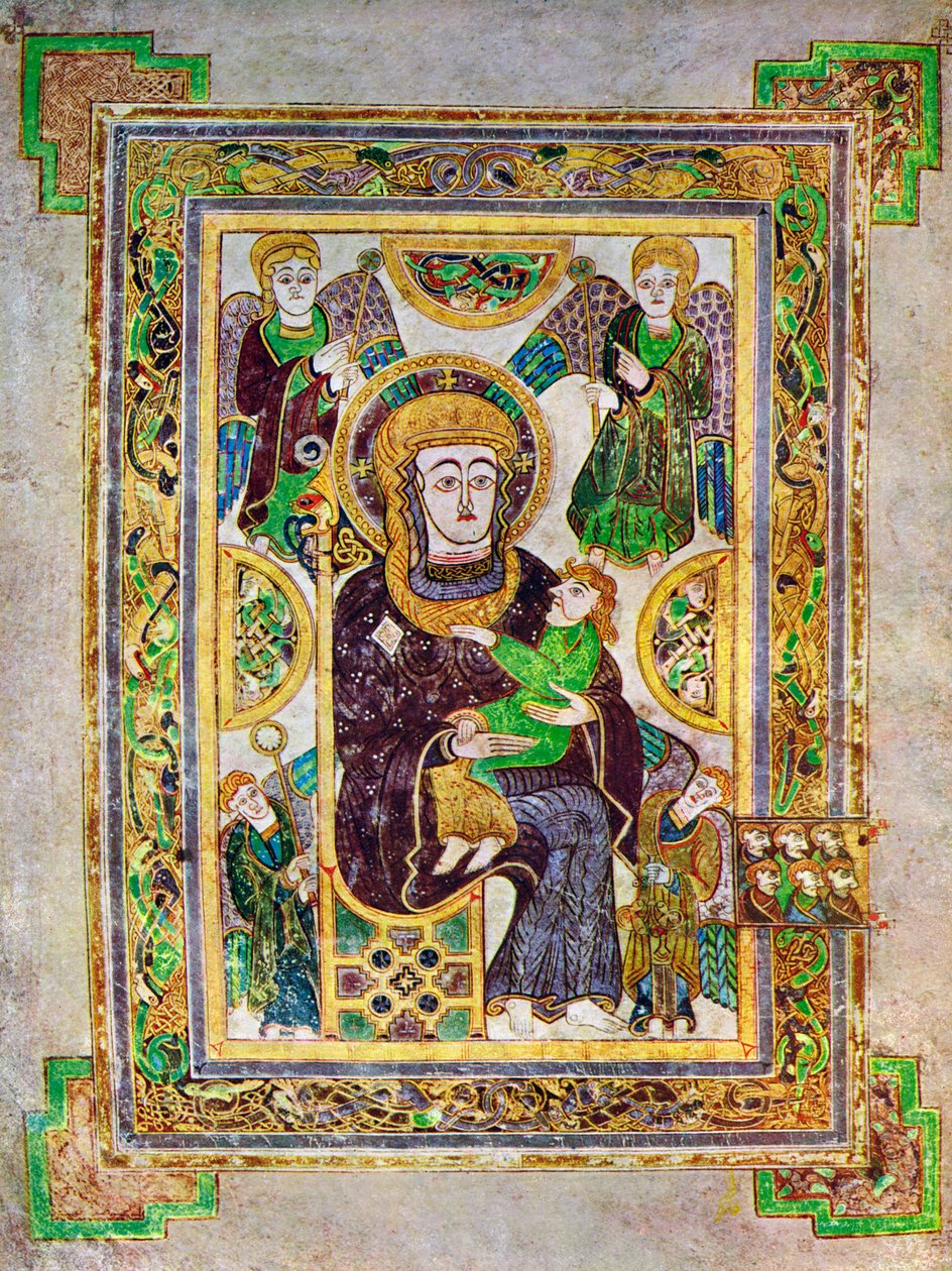 The Virgin And Child, c800 AD, 20. århundre av Unbekannt