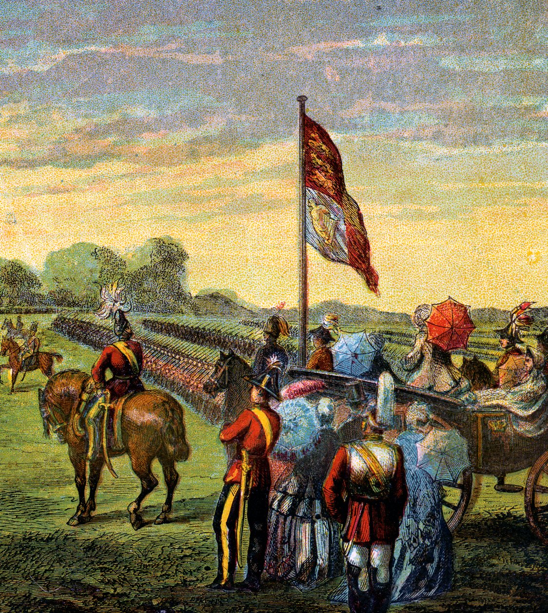 The Volunteer Review, c1850-tallet av Unbekannt