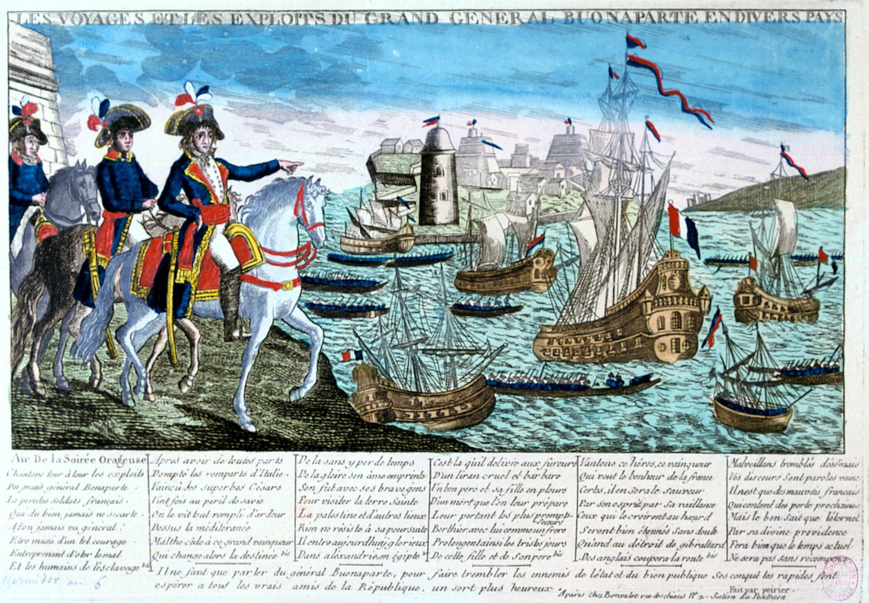 The Voyages and Exploits of General Bonaparte, 1800-tallet av Unbekannt