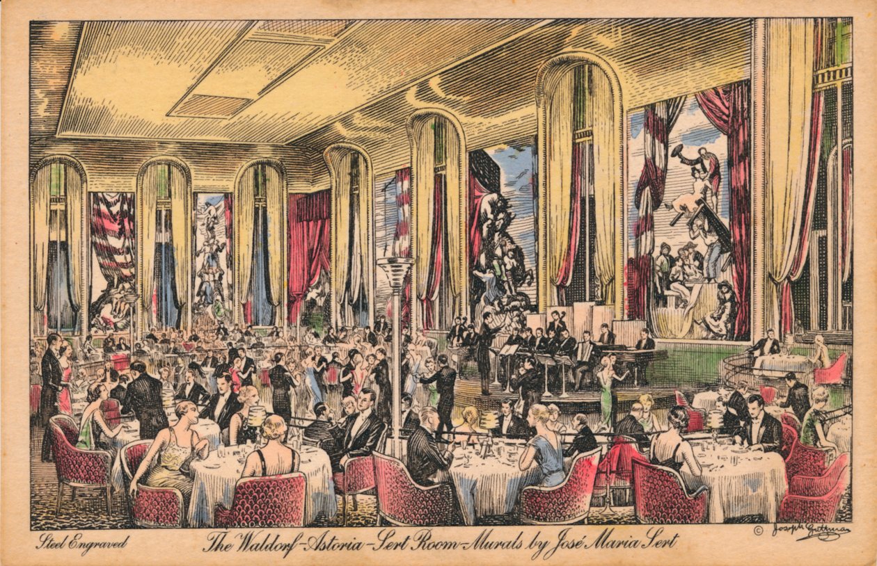 Waldorf Astoria, Sert-rommet, veggmalerier av Jose Maria Sert fra 1930-tallet av Unbekannt