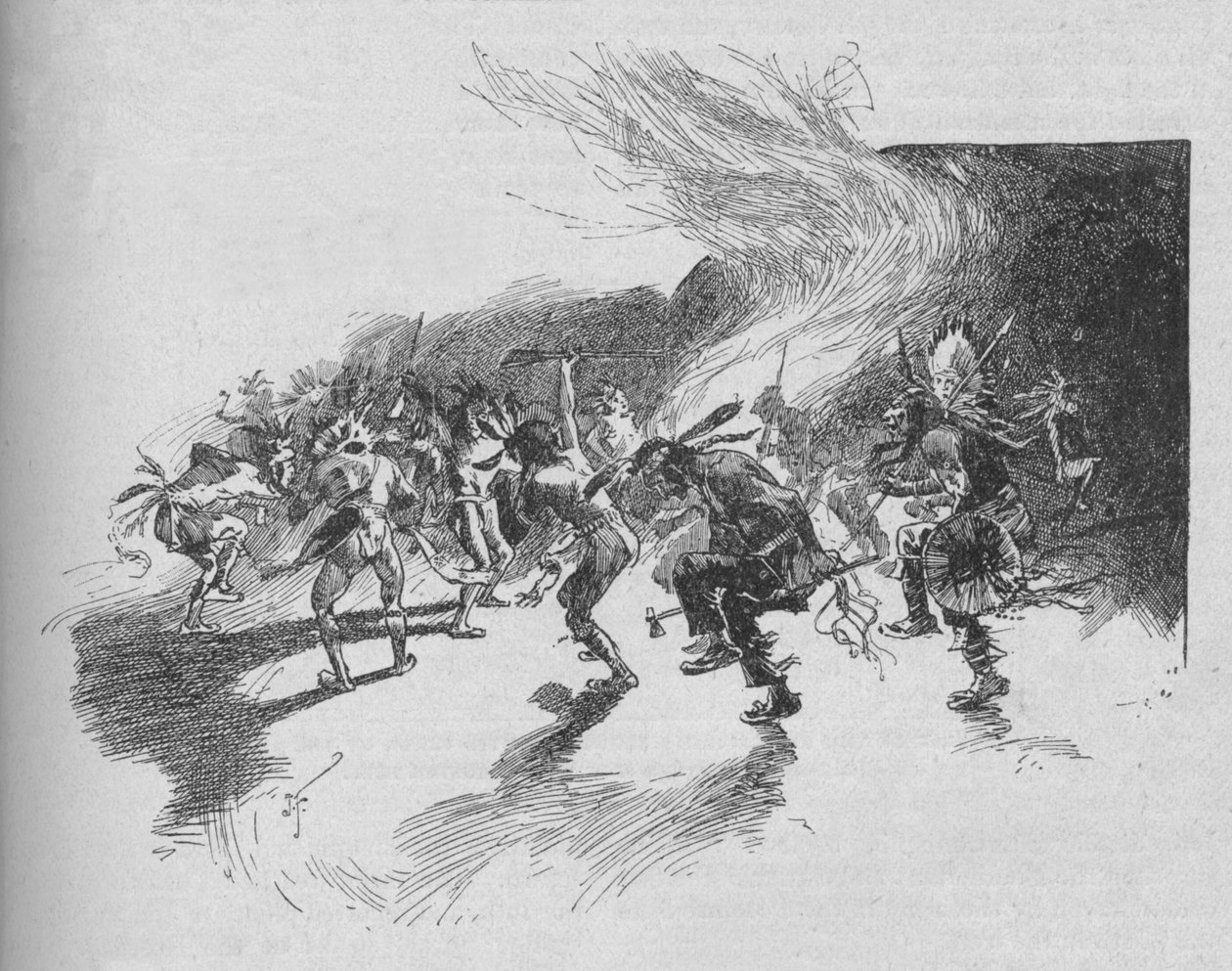 The Warriors Dans the War-Dance, 1902 av Unbekannt