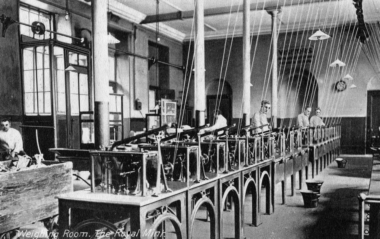 Veierommet, Royal Mint, Tower Hill, London, 1900-tallet av Unbekannt