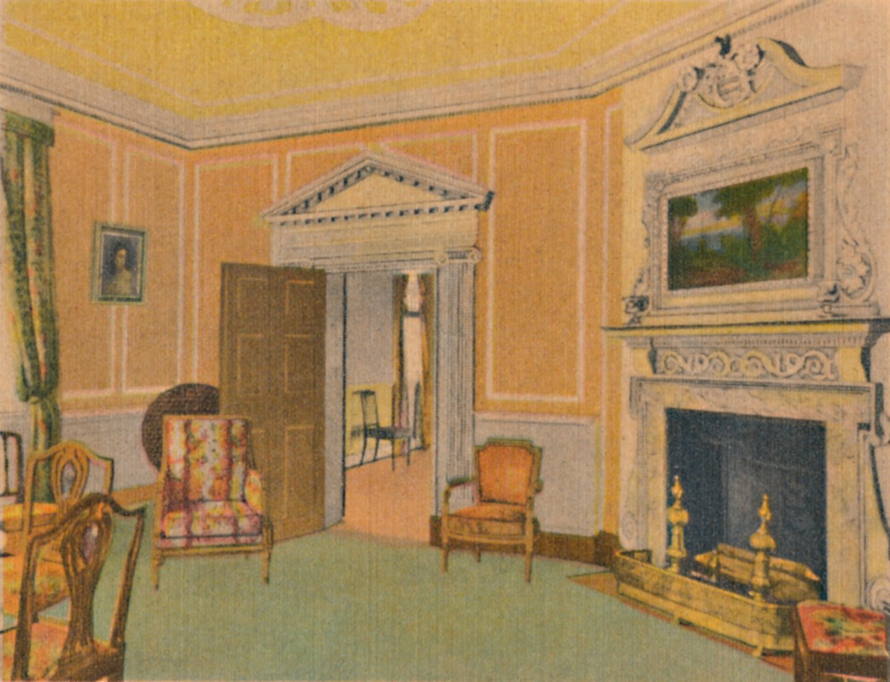The West Parlor, 1946 av Unbekannt