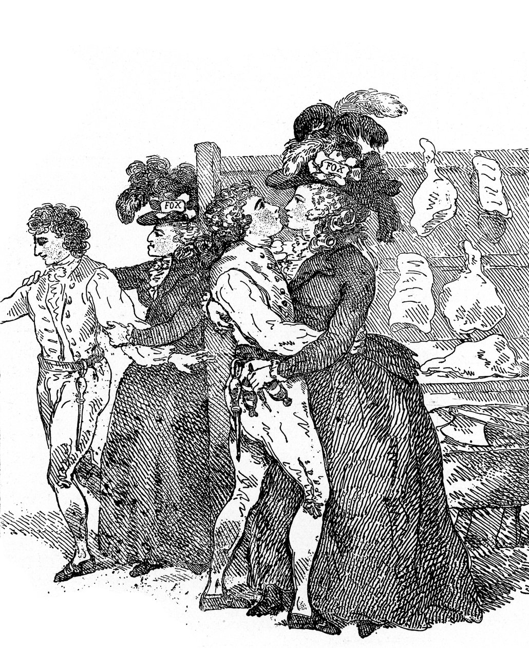 Westminster-valget, 1780-tallet, c1920 av Unbekannt
