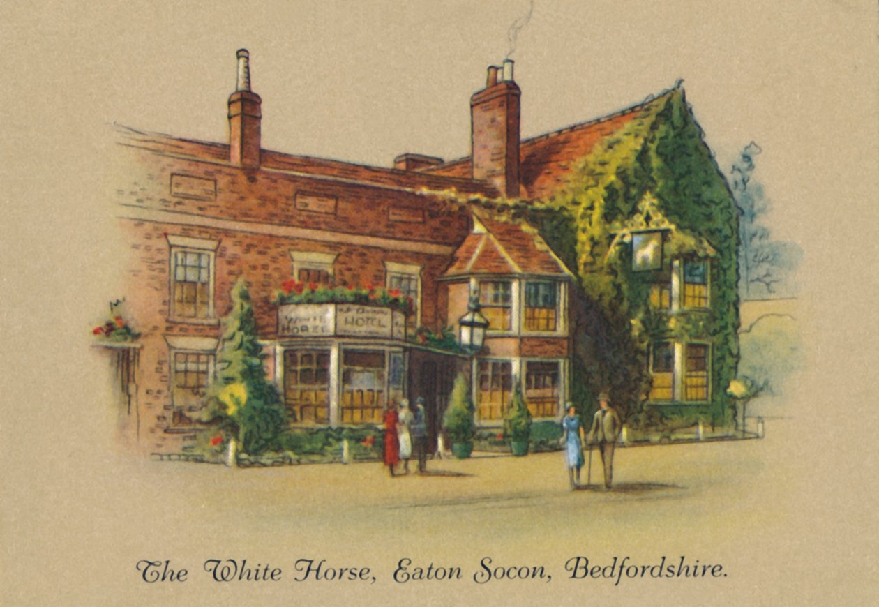 Den hvite hesten, Eaton Socon, Bedfordshire, 1939 av Unbekannt