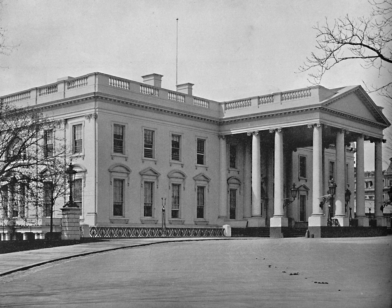 Det hvite hus, Washington D.C., c1897. av Unbekannt