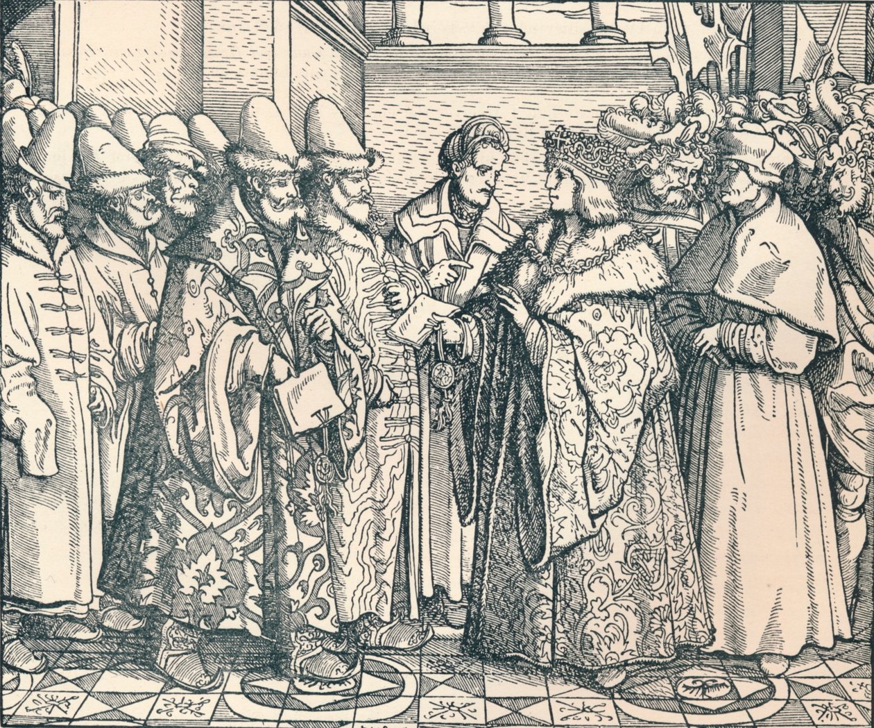 Den hvite russiske føderasjonen med keiser Max, c1507, 1907 av Unbekannt