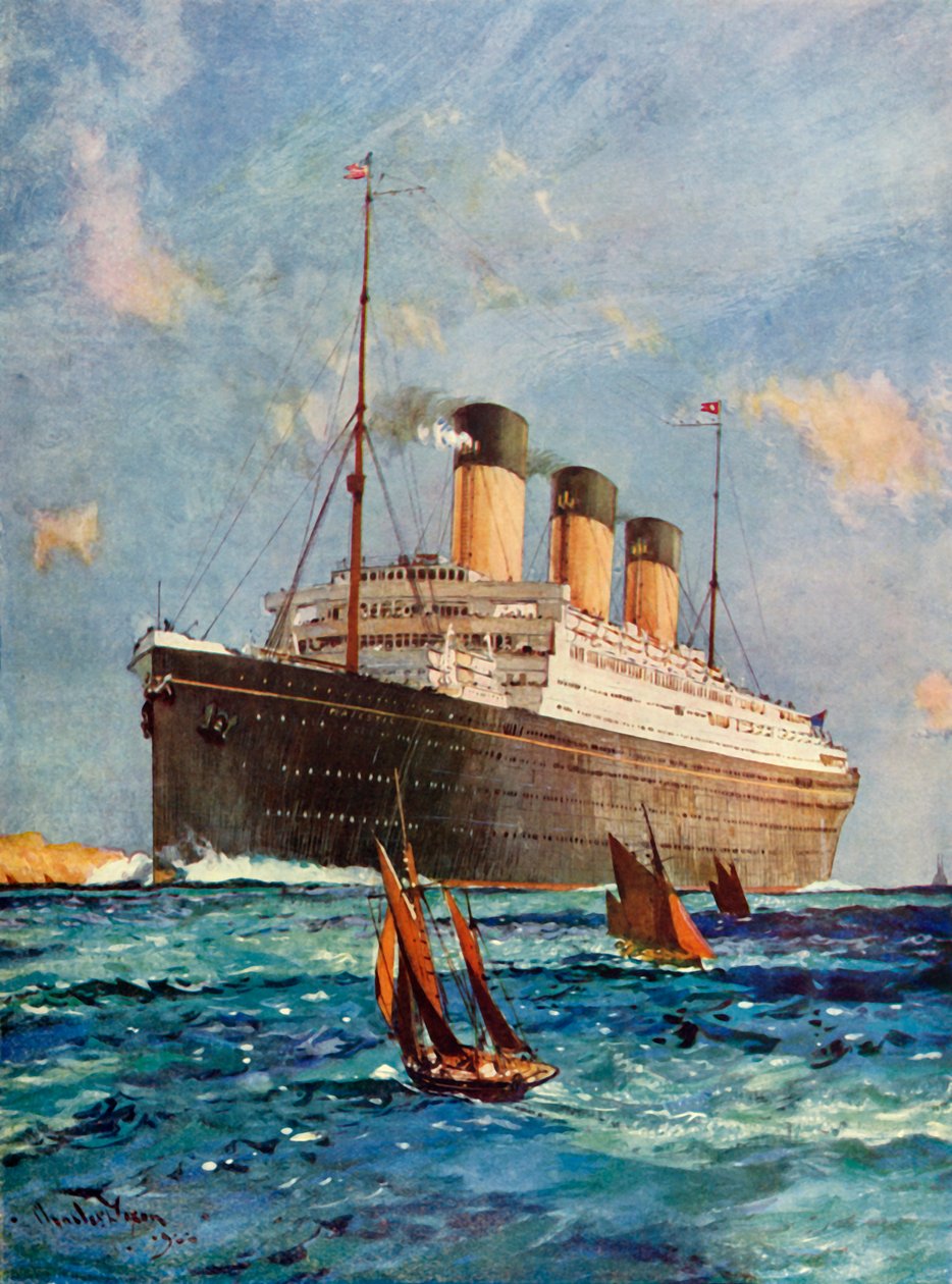 The White Star Liner Majestic,. av Unbekannt
