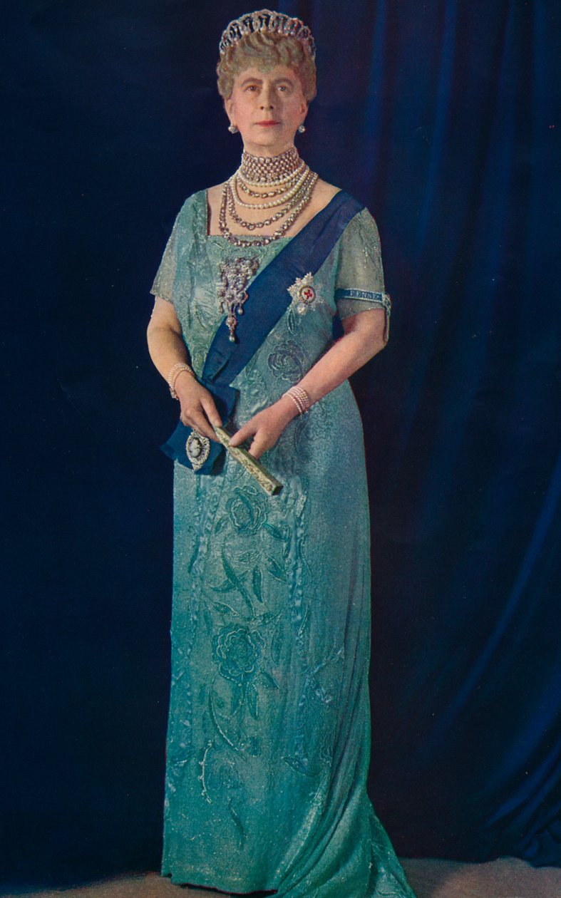 Enkedronningen: Hennes Majestet Queen Mary, 1936 av Unbekannt