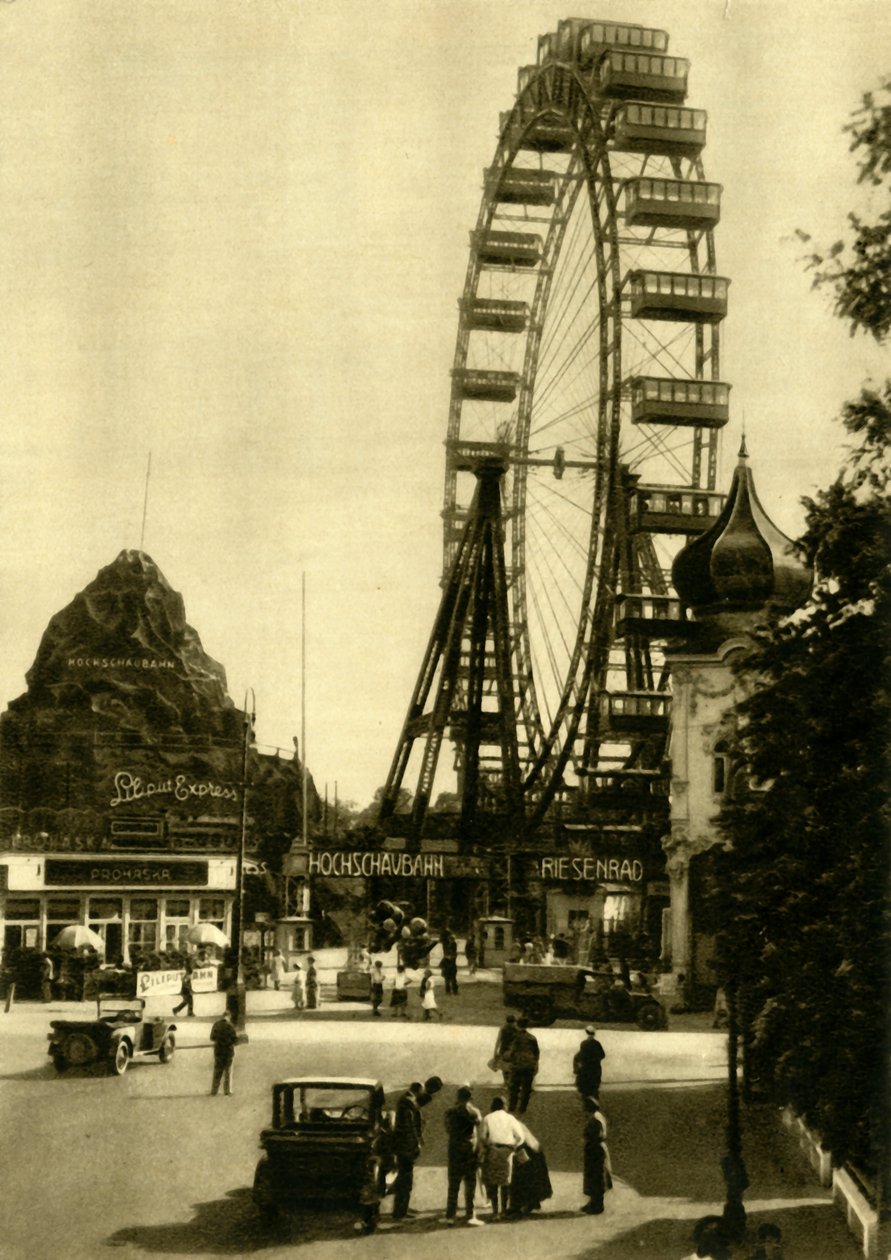 Wiener Riesenrad, Wien, Østerrike, c1935. av Unbekannt
