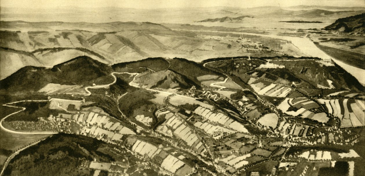 Wienerwald Road, Wien, Østerrike, c1935. av Unbekannt
