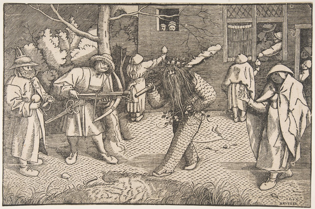 The Wild Man or the Masquerade of Orson and Valentine, 1566. av Unbekannt