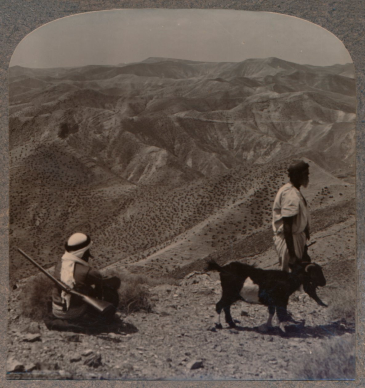 The Wilderness of Judea, and Place of the Syndebukken, c1900 av Unbekannt