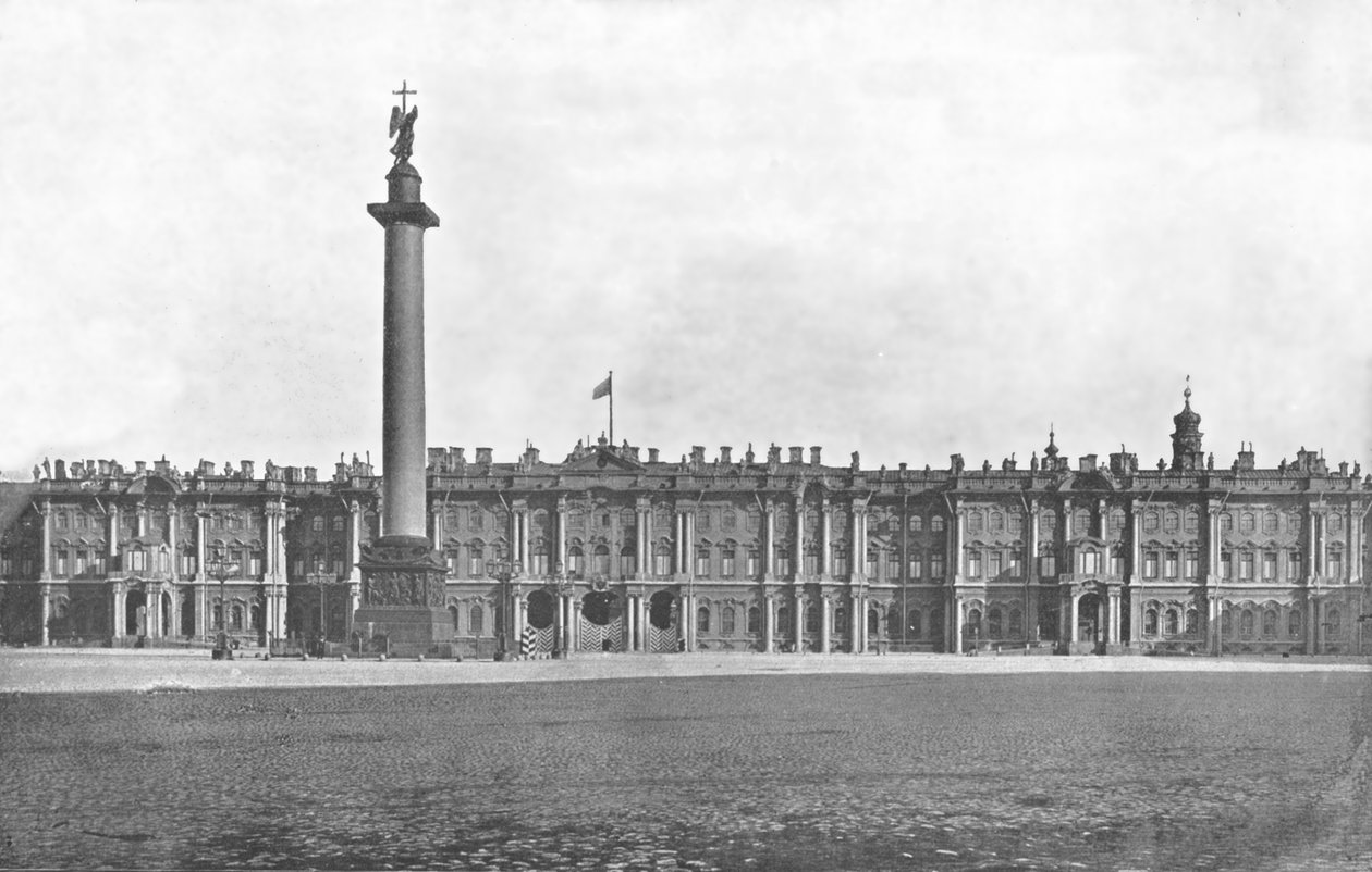 Vinterpalasset, St Petersburg, Russland, 1895. av Unbekannt