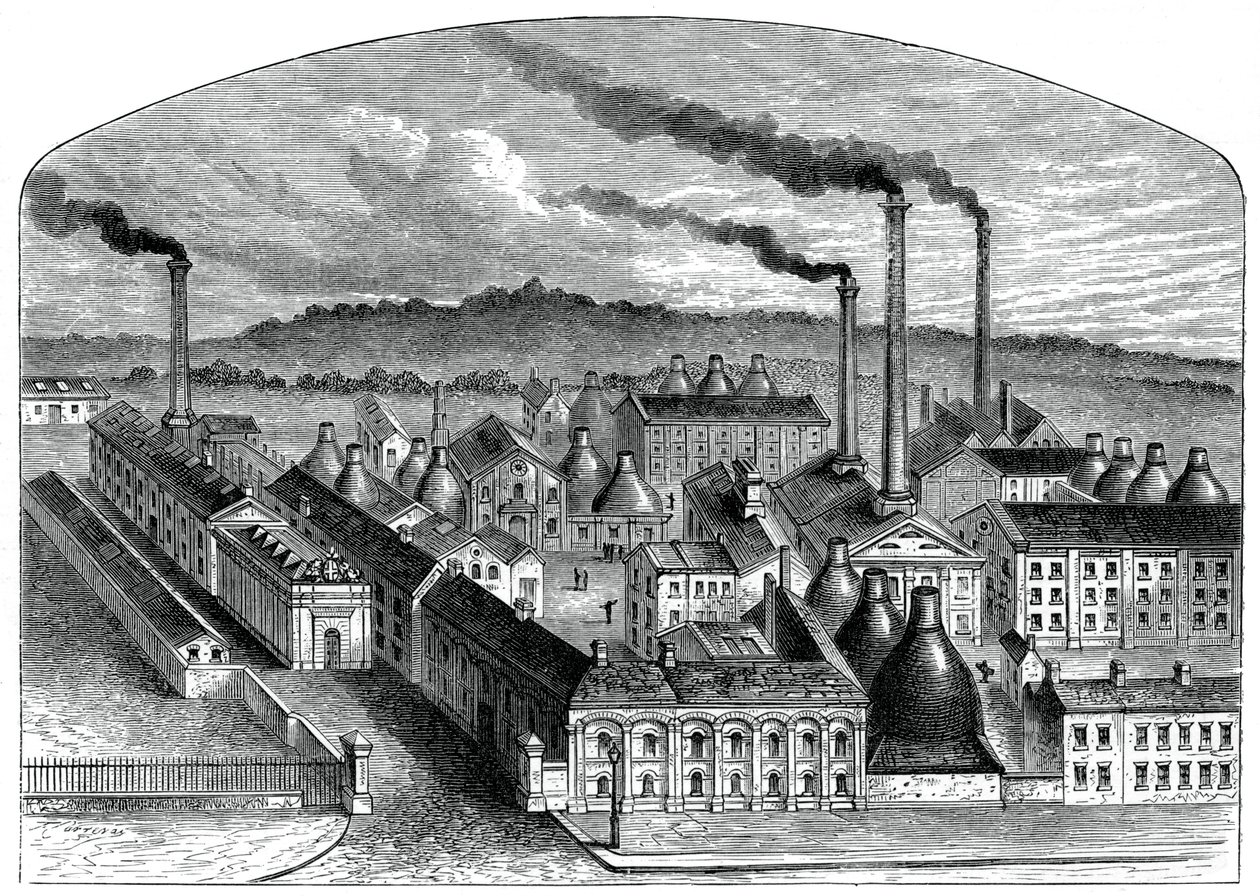 The Worcester Royal Porcelain Works, c1880 av Unbekannt