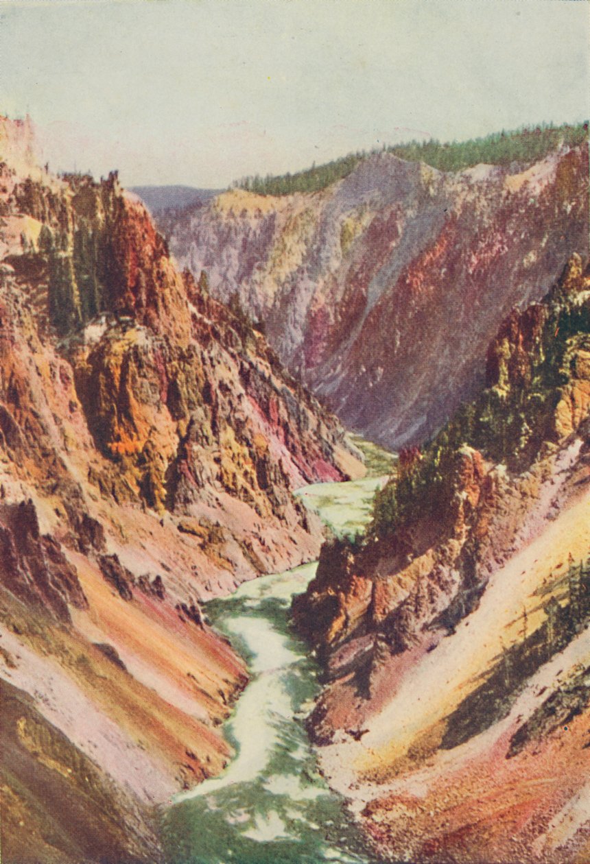 Yellowstone River, 1916 av Unbekannt