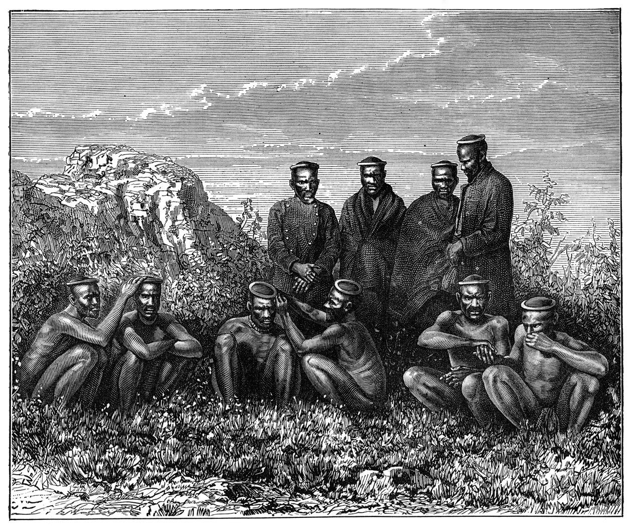 Zulu, Sør-Afrika, c1890 av Unbekannt