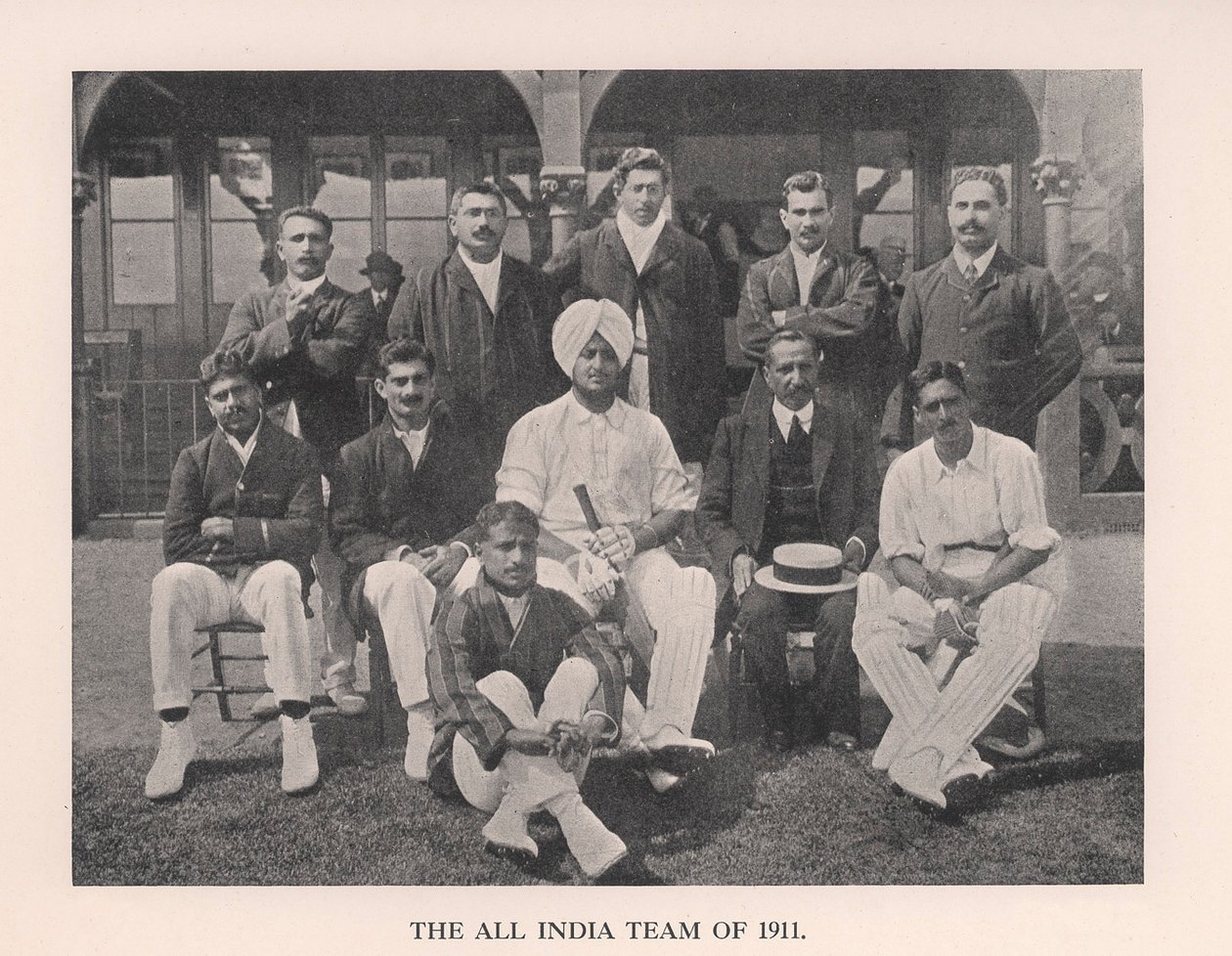 Det hele Indias cricketlag fra 1911 1912 av Unbekannt