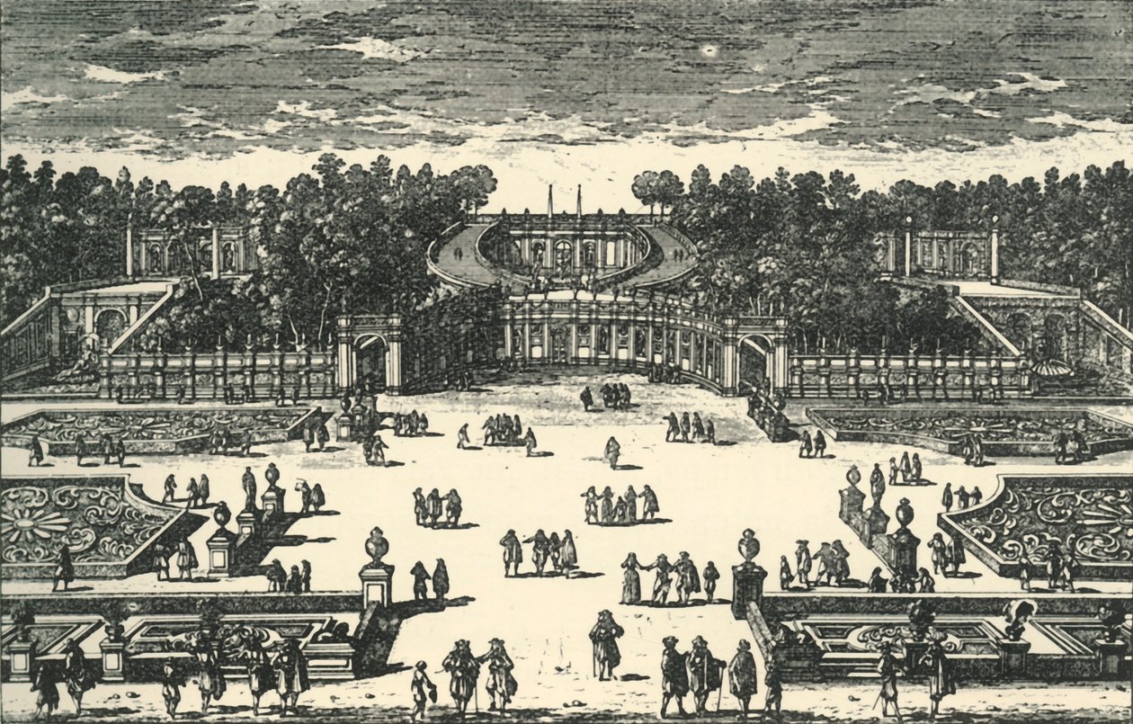 Amfiteateret til Villa Pamphili, 1670, 1903. av Unbekannt