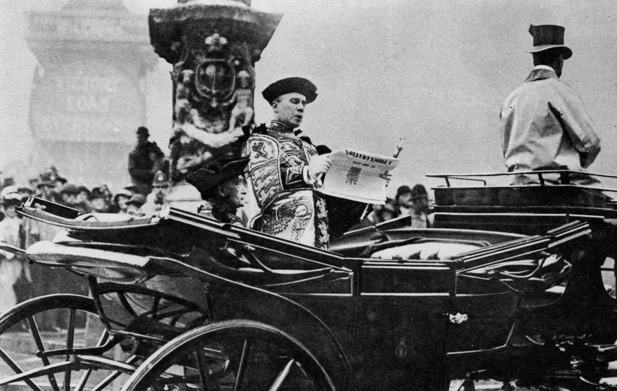 Kunngjøringen av Versailles-traktaten i hele England ved Royal Proclamation, 1919, 1937 av Unbekannt