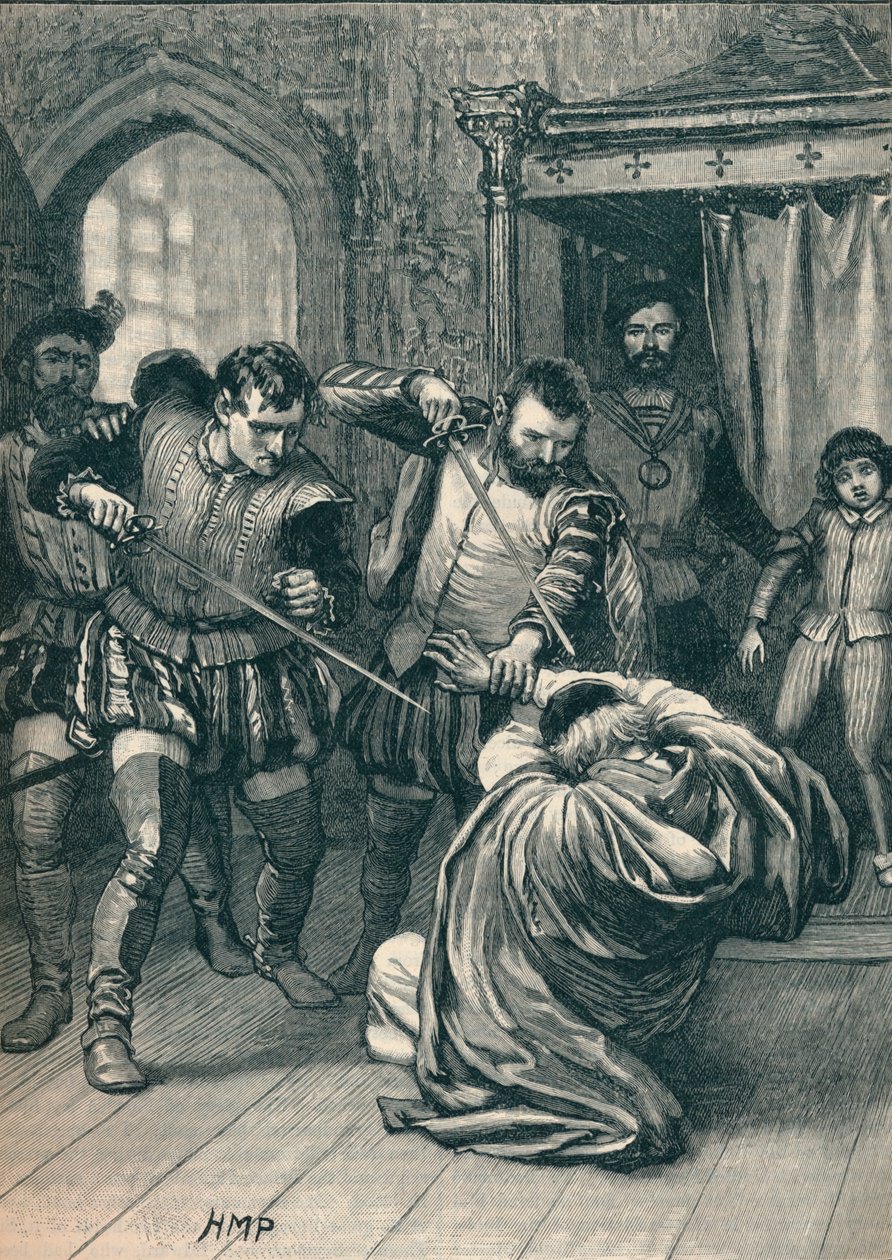 Attentatet på kardinal Beaton, 1546 1905. av Unbekannt