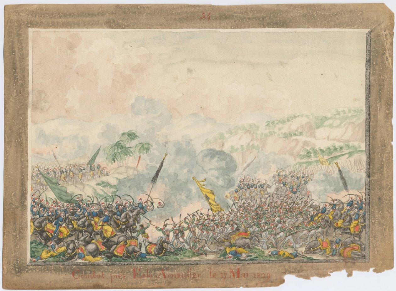 Slaget nær Provadia i mai 1829, 1829 av Unbekannt