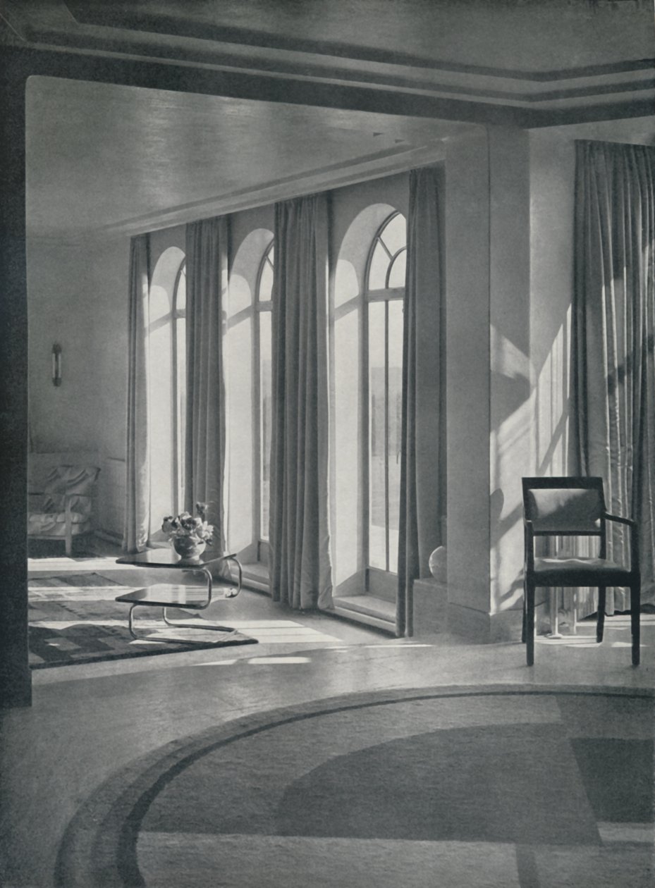 Det store rommet på Yaffle Hill, Broadstone, Dorset, 1933 av Unbekannt