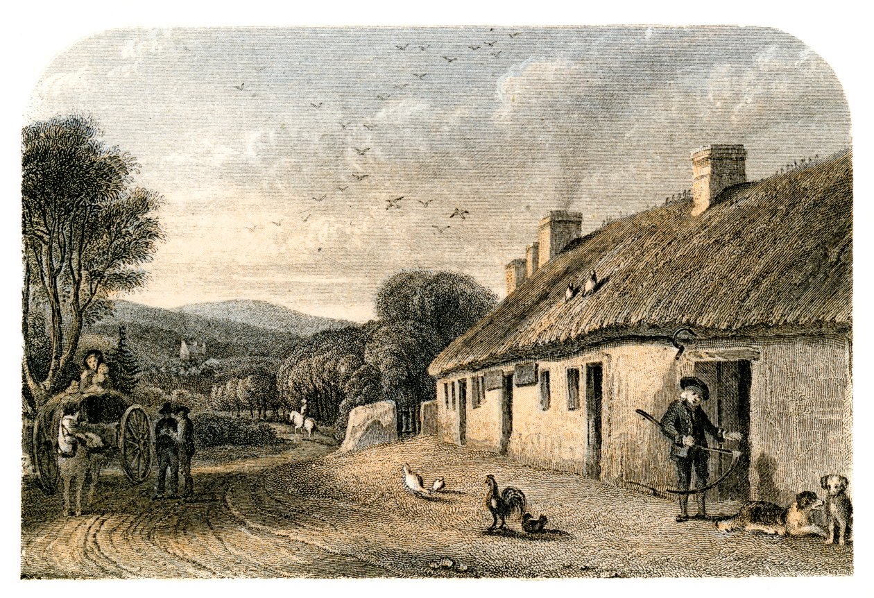 Fødestedet til Robert Burns, Alloway, South Ayrshire, Skottland av Unbekannt