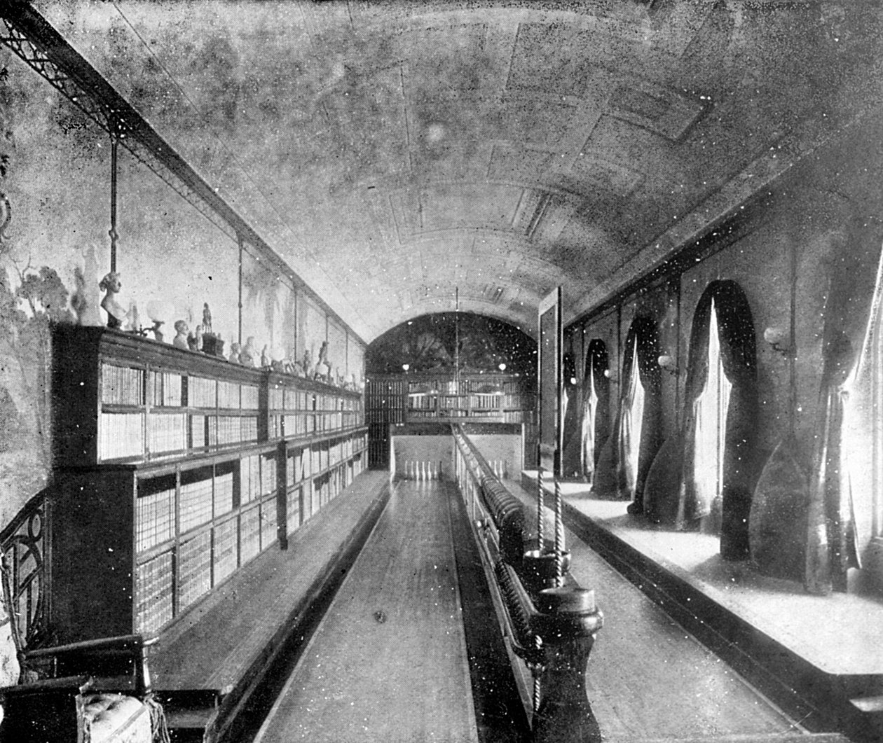 Bowlinghallen, Sandringham House, Norfolk, 1910 av Unbekannt