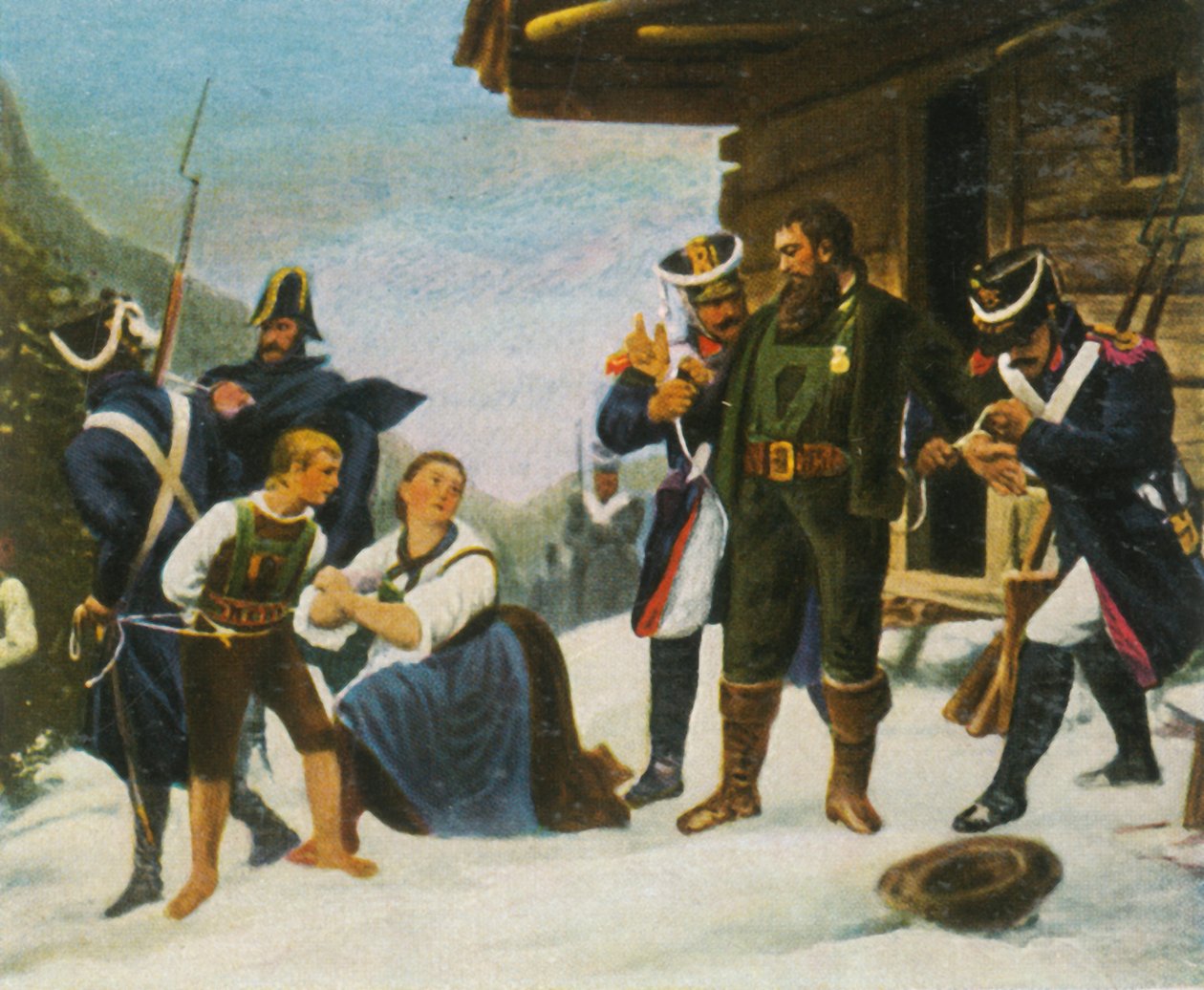 Fangsten av Andreas Hofer, 1809, 1936. av Unbekannt