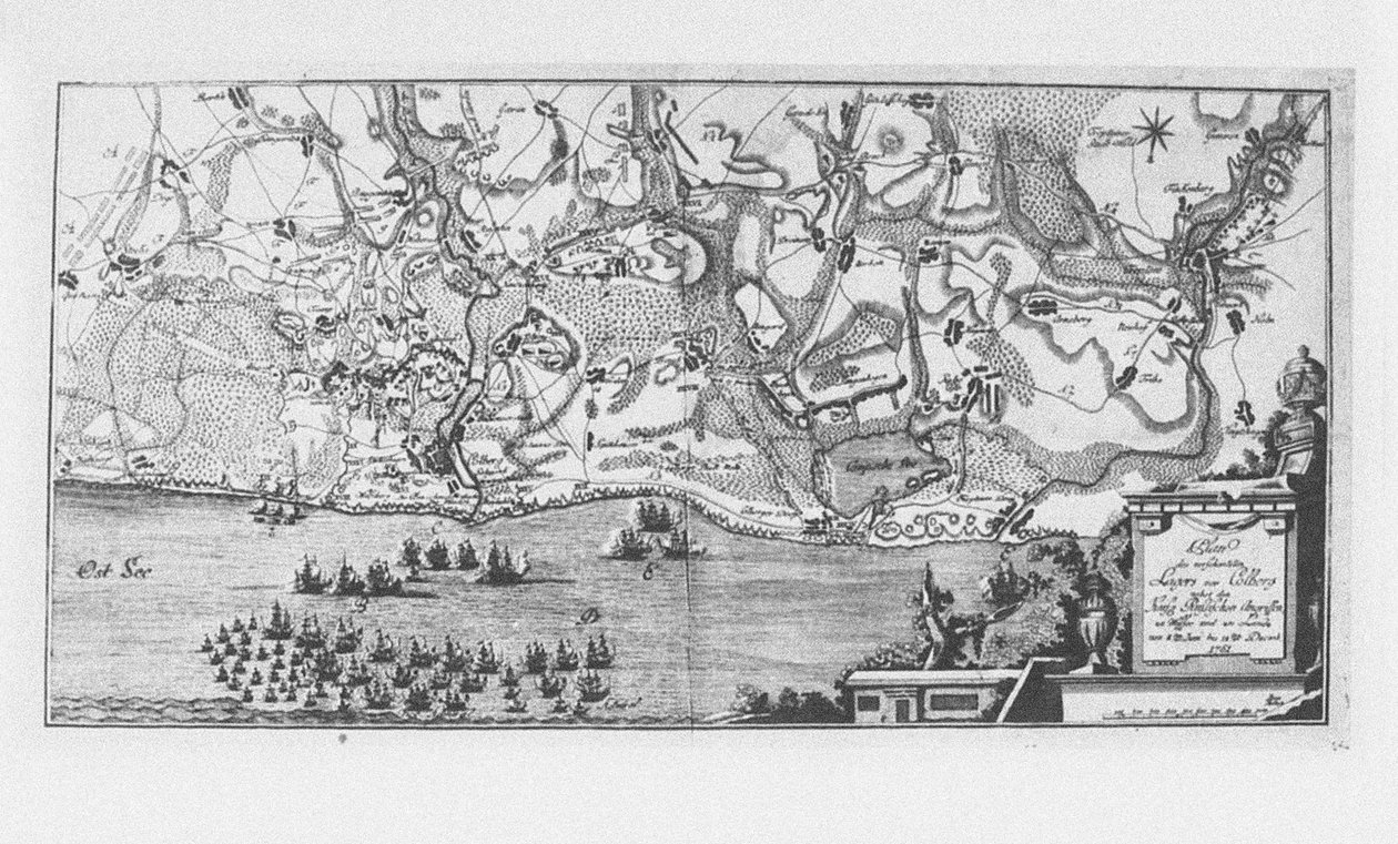 Erobringen av den prøyssiske festningen Kolberg 16. desember 1761, 1761 av Unbekannt