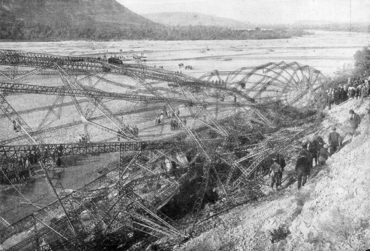 Kadaveret til Zeppelin LZ85 L45, 20. oktober 1917 av Unbekannt