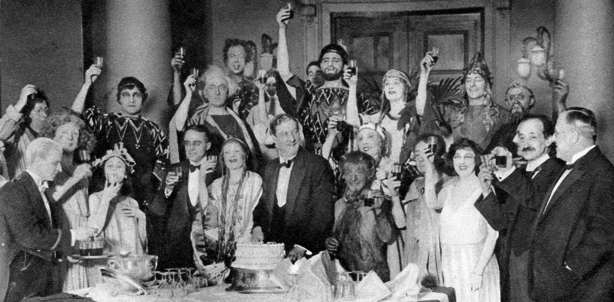 Rollelisten fra A Midsummer Nights Dream, the Green Room, Drury Lane Theatre, London, 1926-1927 av Unbekannt